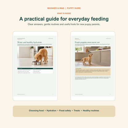 Inside From Bowl to Best Start: hydration and food safety pages