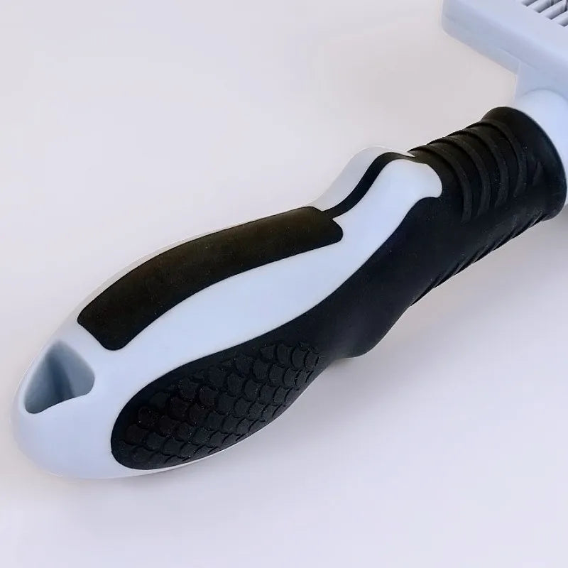 Self - Cleaning Slicker Brush - Gentle De-Shedding & Detangling for Dogs & Cats