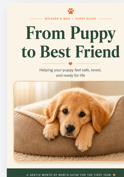 From Puppy to Best Friend - current Whisker & Wag guide cover